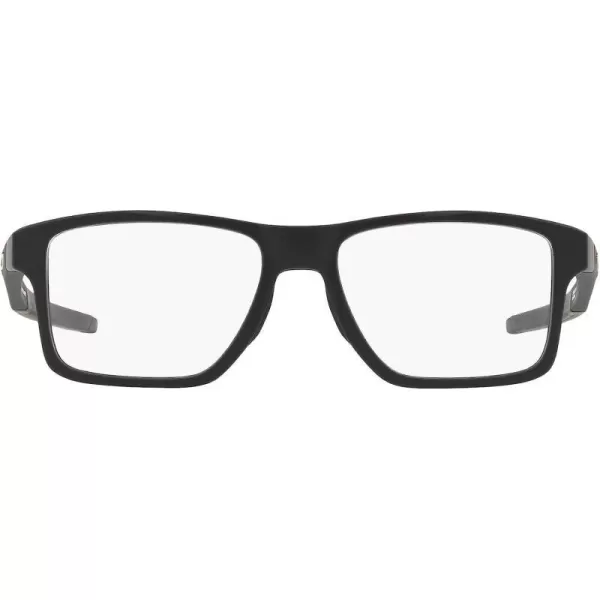 imageOakley Mens Ox8143 Chamfer Squared Prescription Eyeglass FramesSatin BlackDemo Lens