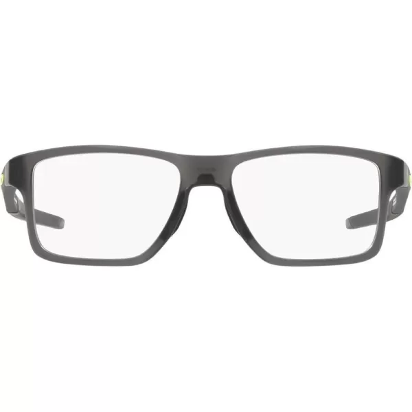 imageOakley Mens Ox8143 Chamfer Squared Prescription Eyeglass FramesSatin Grey SmokeDemo Lens