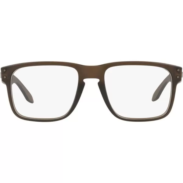 imageOakley Mens Ox8156 Holbrook Rx Square Prescription Eyewear FramesSatin Brown SmokeDemo Lens