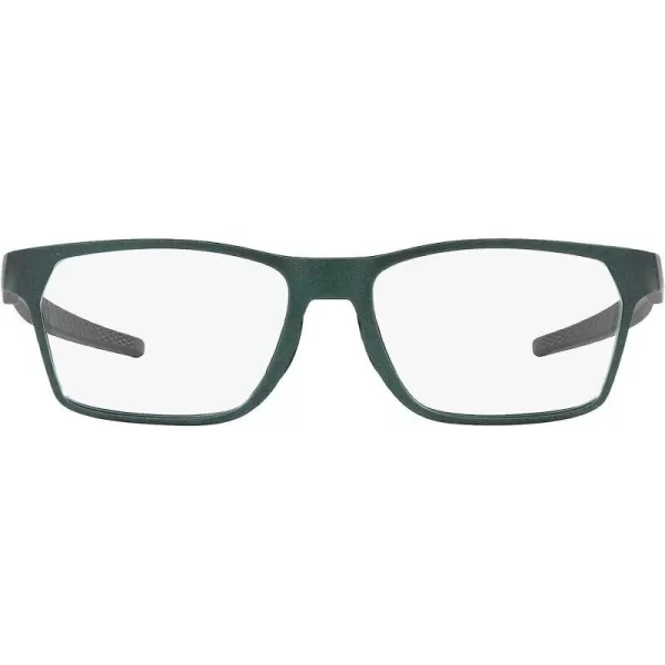 imageOakley Mens Ox8173 Activate Square Prescription Eyewear FramesDark Matte SilverBlue ColorshiftDemo Lens