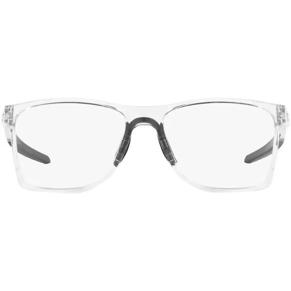 imageOakley Mens Ox8173 Activate Square Prescription Eyewear FramesPolished ClearBlackDemo Lens