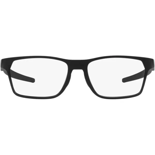 imageOakley Mens Ox8174f Hex Jector Low Bridge Fit Rectangular Prescription Eyewear FramesHigh Resolution Satin BlackDemo Lens