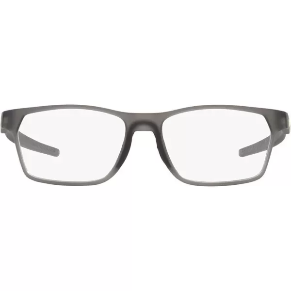imageOakley Mens Ox8174f Hex Jector Low Bridge Fit Rectangular Prescription Eyewear FramesSatin Grey SmokeDemo Lens