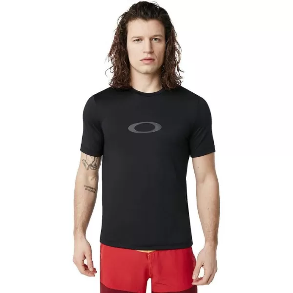 imageOakley Mens Standard Ellipse Logo RashguardBlackout