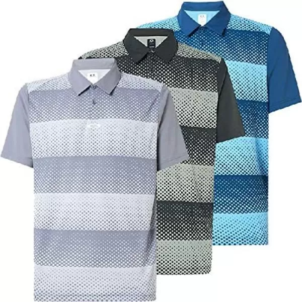 imageOakley Mens Stripes PoloDot Stripes Green