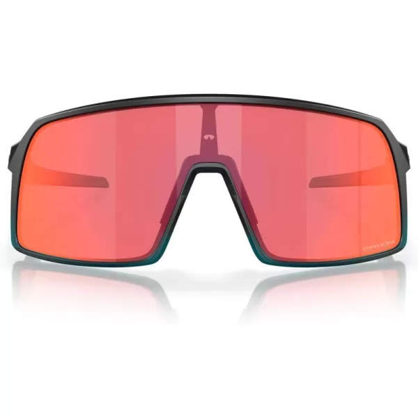 imageOakley Mens Sutro Rectangular SunglassesMatte Transparent Balsam FadePrizm Trail Torch