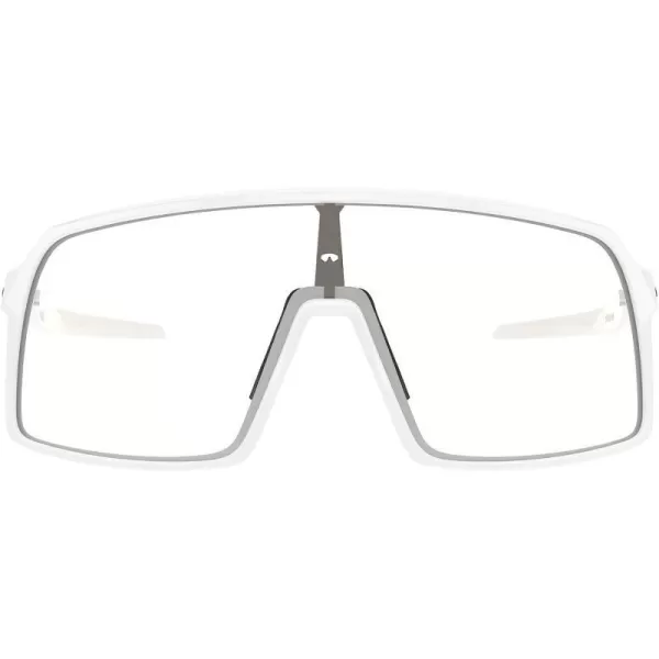 imageOakley Mens Sutro Rectangular SunglassesPolished WhiteClear