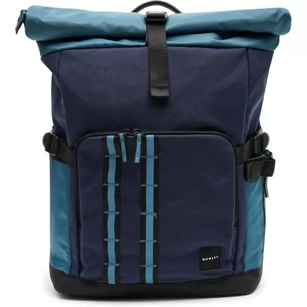 imageOakley Mens Utility Rolled Up Backpack Dark Blue Reflective One SizeOne Size Foggy Blue