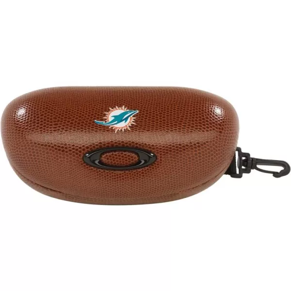 imageOakley NFL Adult NFL Collection Football Sunglass CaseMiami Dolphins Miami Dolphins Brown