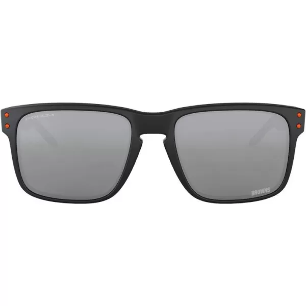 imageOakley Oo9102 Holbrook NFL Collection Mens Sqaure SunglassesCleveland Browns Matte BlackPrizm Black