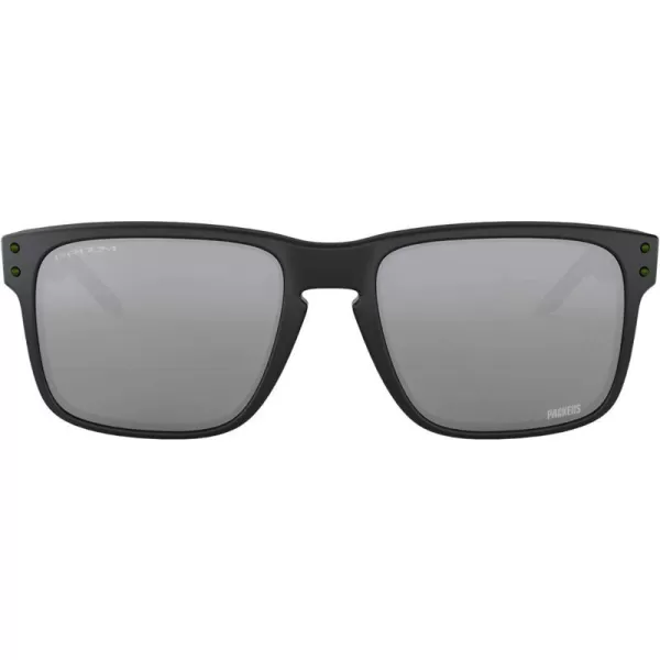 imageOakley Oo9102 Holbrook NFL Collection Mens Sqaure SunglassesGreen Bay Packers Matte BlackPrizm Black
