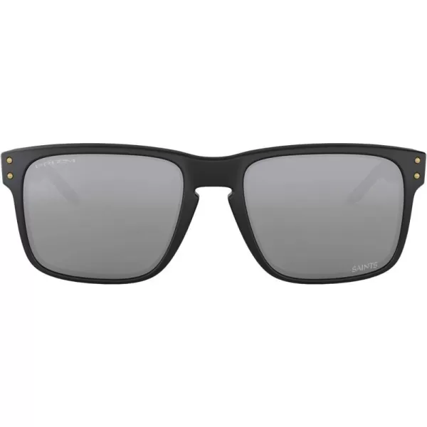 imageOakley Oo9102 Holbrook NFL Collection Mens Sqaure SunglassesNew Orleans Saints Matte BlackPrizm Black