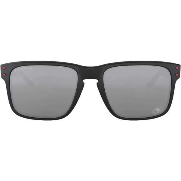 imageOakley Oo9102 Holbrook NFL Collection Mens Sqaure SunglassesSan Francisco 49ers Matte BlackPrizm Black