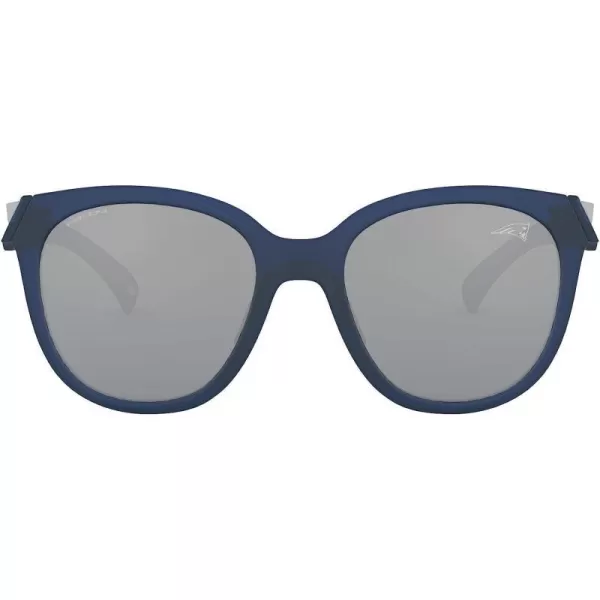 imageOakley Oo9433 Low Key NFL Collection Womens Round SunglassesNew England Patriots Matte Translucent BluePrizm Black