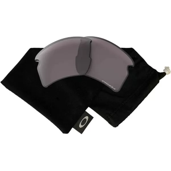 imageOakley Original Flak 20 XL OO9188 REPLACEMENT Lenses BUNDLE Bag BUNDLE with Designer iWear KitPrizm Grey Polarized