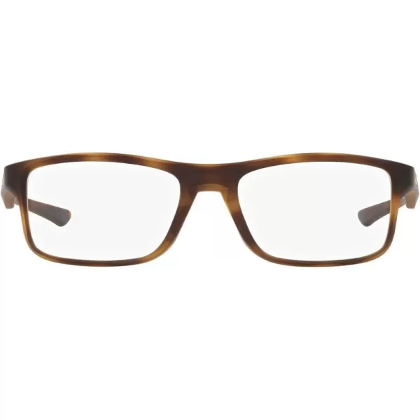 imageOakley Ox8081 Plank 20 Rectangular Prescription Eyewear FramesSatin Brown TortoiseDemo Lens