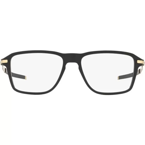 imageOakley Ox8166 Wheel House Square Prescription Eyeglass FramesSatin Black GoldDemo Lens