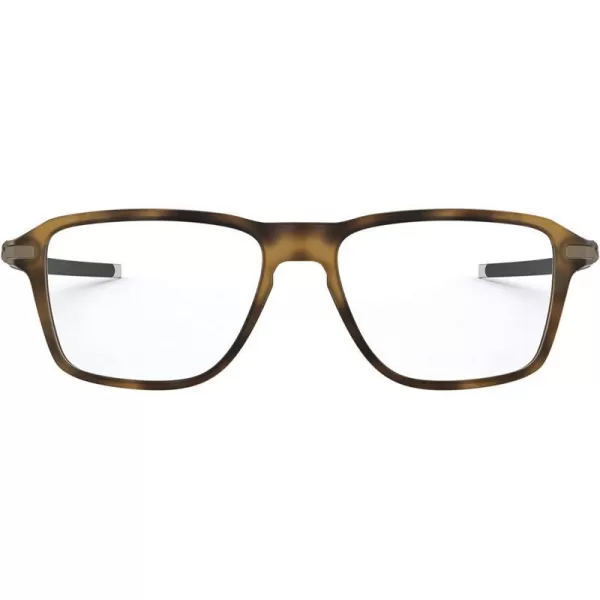 imageOakley Ox8166 Wheel House Square Prescription Eyeglass FramesSatin Brown TortoiseDemo Lens