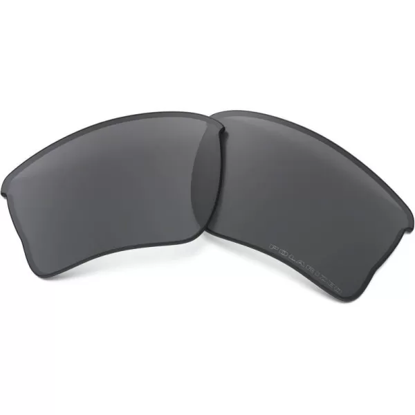 imageOakley Quarter Jacket Rectangular Replacement Sunglass LensesBlack Polarized