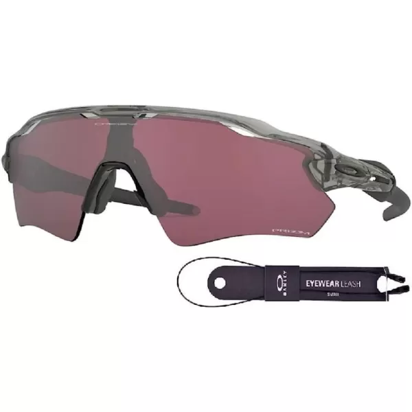 imageOakley Radar EV Path OO9208 Sunglasses For Men BUNDLE Leash Designer iWear Care KitGrey InkPrizm Road Black