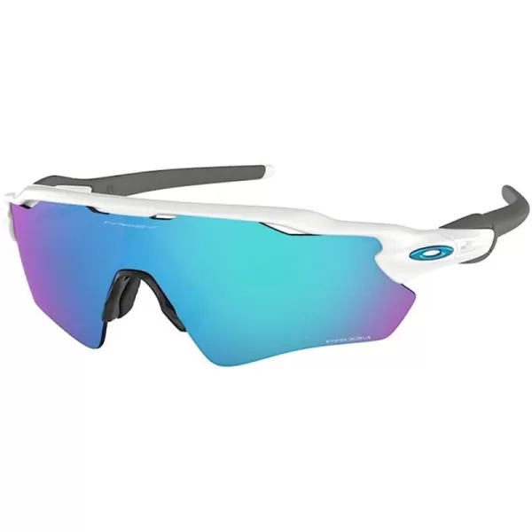 imageOakley Radar EV Path OO9208 Sunglasses For Men BUNDLE Leash Designer iWear Care KitPolished WhitePrizm Sapphire