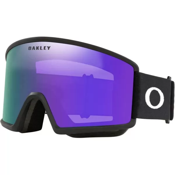 imageOakley Target Line OO7120 OO7121 Ski Goggles For Men For Women  BUNDLE with Designer iWear Eyewear KitMatte Black  Violet Iridium