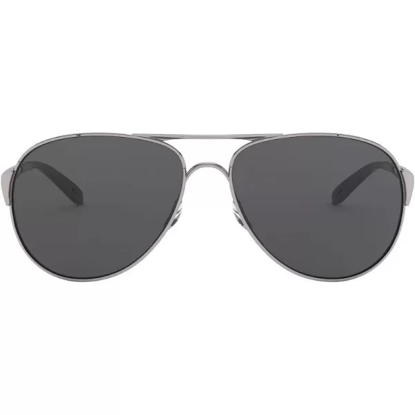 imageOakley Womens Oo4054 Caveat Aviator SunglassesPolished ChromeGrey