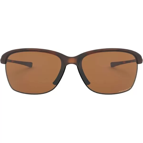 imageOakley Womens Oo9191 Unstoppable Rectangular SunglassesMatte Brown TortoisePrizm Tungsten Polarized