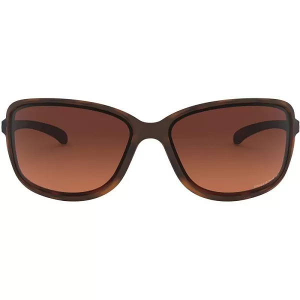 imageOakley Womens Oo9301 Cohort Rectangular SunglassesMatte Brown TortoisePrizm Brown Gradient Polarized