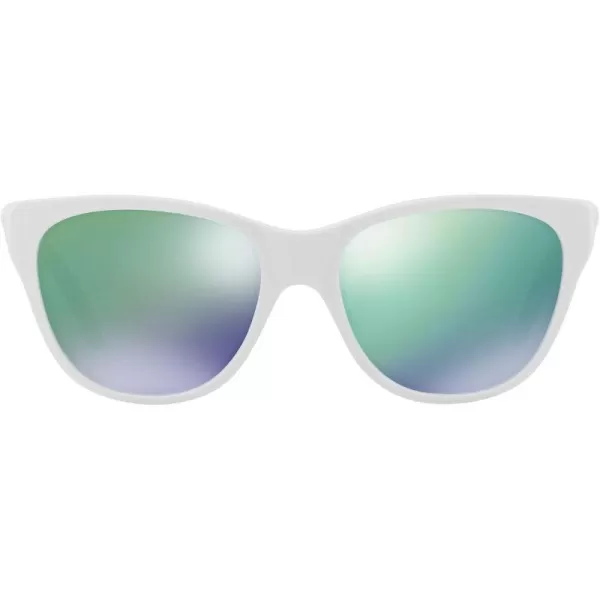 imageOakley Womens Oo9357 Hold Out Cat Eye SunglassesPolished WhiteJade Iridium