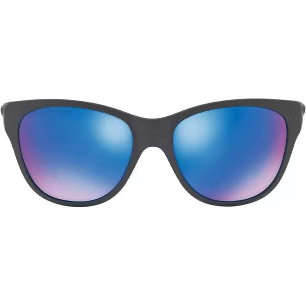 imageOakley Womens Oo9357 Hold Out Cat Eye SunglassesSteelSapphire Iridium Polarized