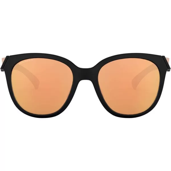 imageOakley Womens Oo9433 Low Key Round SunglassesMatte BlackPrizm Rose Gold Polarized