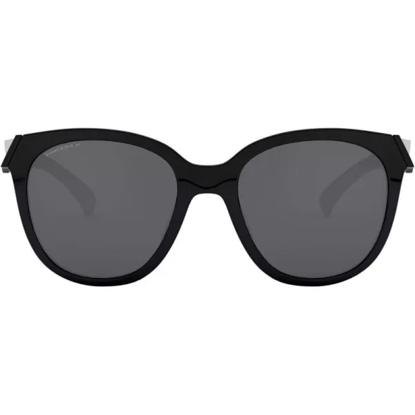imageOakley Womens Oo9433 Low Key Round SunglassesPolished BlackPrizm Black Polarized