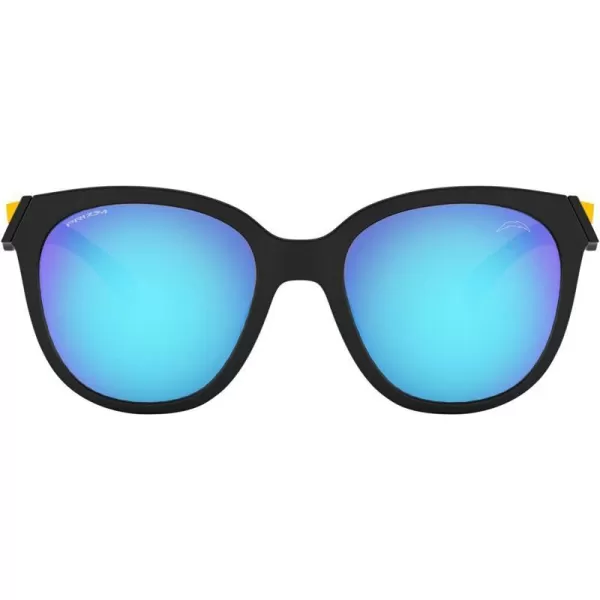 imageOakley Womens Oo9433 Low Key SunglassesLos Angeles Chargers Matte BlackPrizm Sapphire