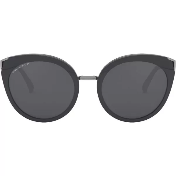 imageOakley Womens Oo9434 Top Knot Cat Eye SunglassesCarbonPrizm Black Polarized