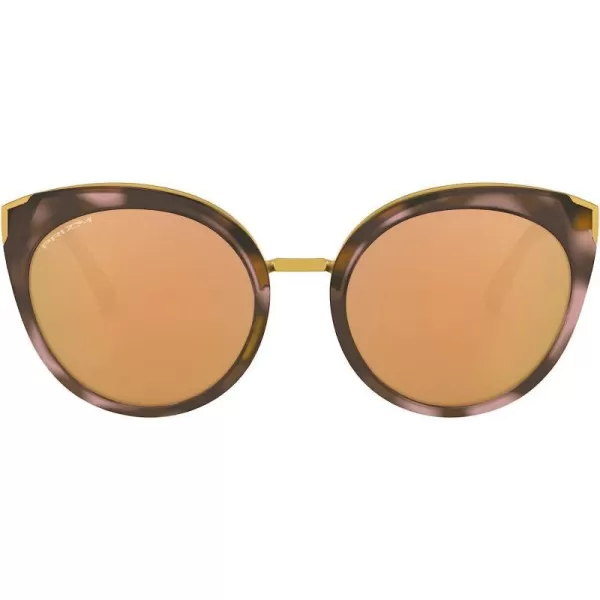 imageOakley Womens Oo9434 Top Knot Cat Eye SunglassesMatte Rose TortoisePrizm Rose Gold