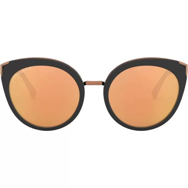 imageOakley Womens Oo9434 Top Knot Cat Eye SunglassesVelvet BlackPrizm Rose Gold Polarized