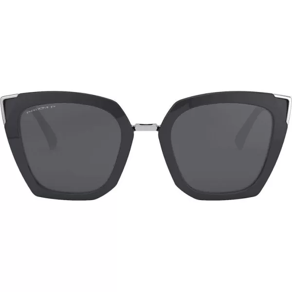 imageOakley Womens Oo9445 Sideswept Round SunglassesCarbonPrizm Black Polarized