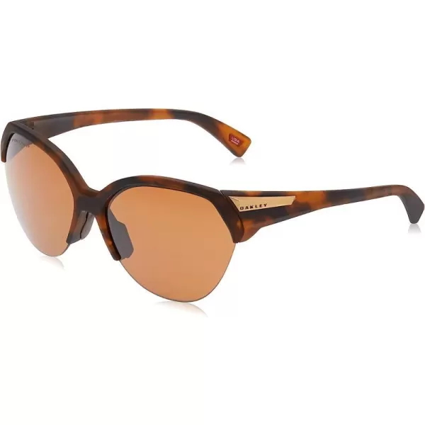 imageOakley Womens Oo9447 Trailing Point Round SunglassesMatte Brown TortoisePrizm Tungsten Polarized