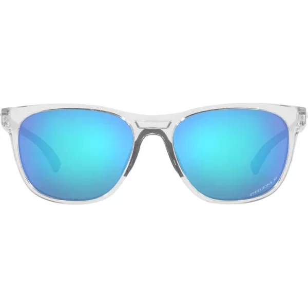 imageOakley Womens Oo9473 Leadline Square SunglassesPolished ClearPrizm Sapphire Polarized