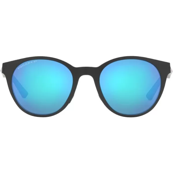 imageOakley Womens Oo9474 Spindrift Round SunglassesMatte CarbonPrizm Sapphire Polarized