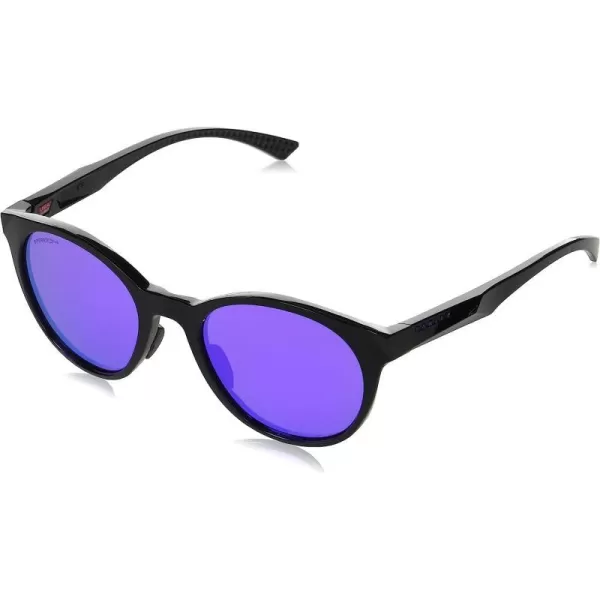 imageOakley Womens Oo9474 Spindrift Round SunglassesPolished BlackPrizm Violet