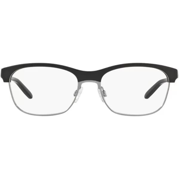 imageOakley Womens Ox1134 Ponder Round Prescription Eyeglass FramesPolished BlackDemo Lens