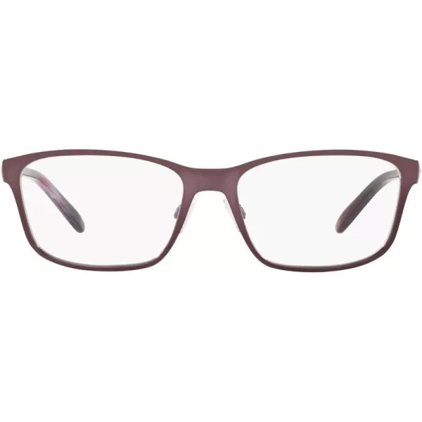 imageOakley Womens Ox3214 Penchant Metal Square Prescription Eyeglass FramesPolished BlackberryDemo Lens