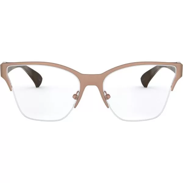 imageOakley Womens Ox3243 Halifax Cat Eye Prescription Eyeglass FramesSatin Rose GoldDemo Lens