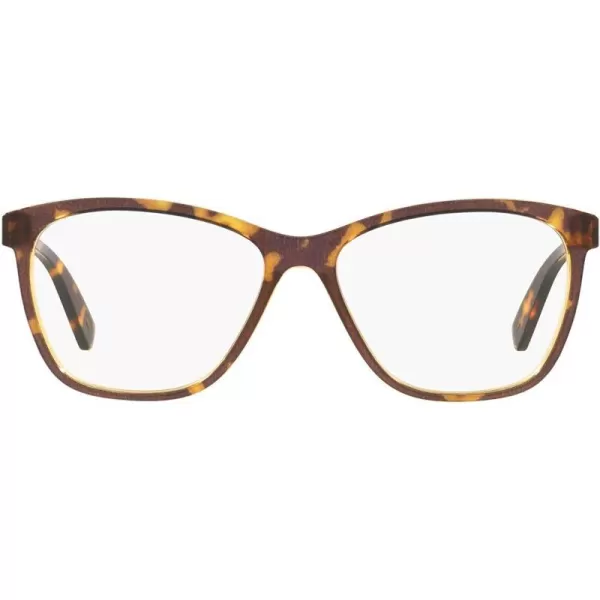 imageOakley Womens Ox8155 Alias Butterfly Prescription Eyeglass FramesAmber Brown TortoiseDemo Lens