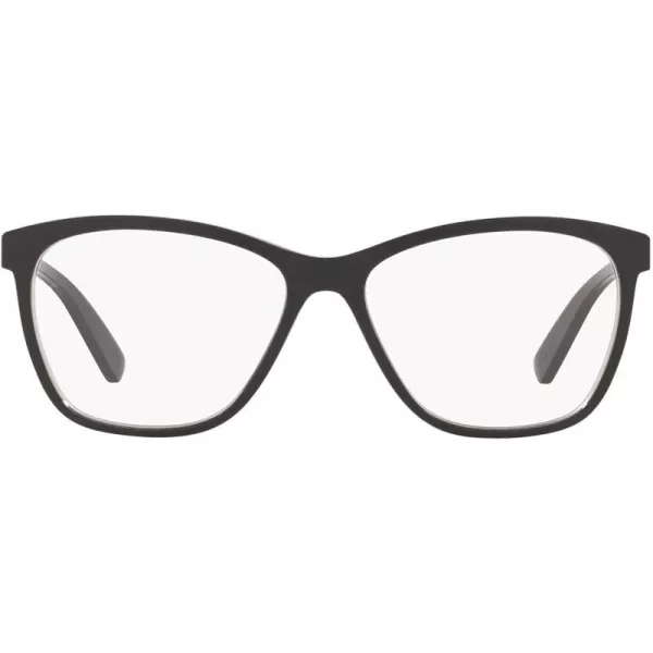 imageOakley Womens Ox8155 Alias Butterfly Prescription Eyeglass FramesPolished Shadow GreyDemo Lens