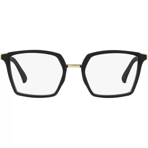 imageOakley Womens Ox8160 Side Swept Rx Square Prescription Eyeglass FramesSatin BlackDemo Lens