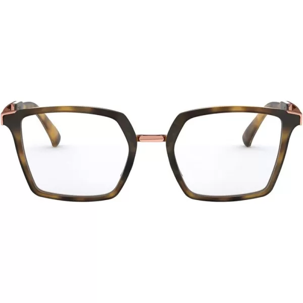 imageOakley Womens Ox8160 Side Swept Rx Square Prescription Eyeglass FramesSatin Brown TortoiseDemo Lens