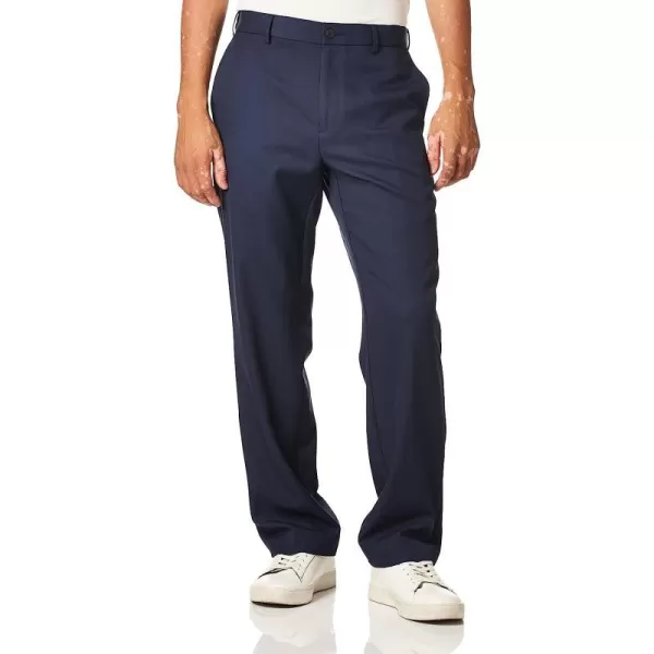 imagePGA TOUR Mens Flat Front Golf Pant with Expandable Waistband Waist Size 3044 Big amp TallBlack Iris